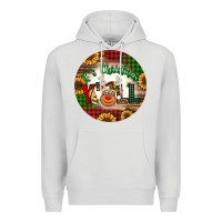 Dove Grey it's Christmas y'all reindeer Christmas Premium Hoodie - Jasminsmagicworld