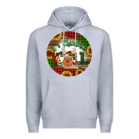 Heather Grey it's Christmas y'all reindeer Christmas Premium Hoodie - Jasminsmagicworld