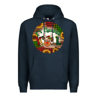 Navy it's Christmas y'all reindeer Christmas Premium Hoodie - Jasminsmagicworld