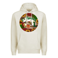 Oatmeal Heather it's Christmas y'all reindeer Christmas Premium Hoodie - Jasminsmagicworld