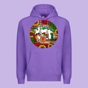 It's Christmas Y'all Reindeer Christmas Premium Hoodie Designed By Jasminsmagicworld