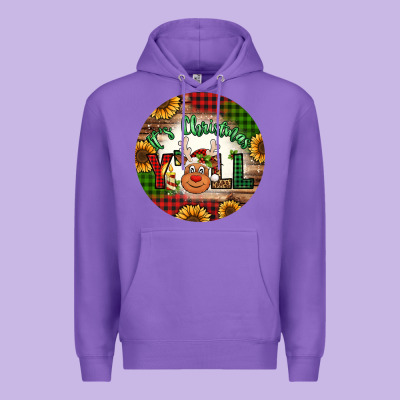 It's Christmas Y'all Reindeer Christmas Premium Hoodie Designed By Jasminsmagicworld