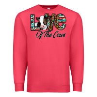 Cardinal love of the cows Premium Sweatshirt - CowhideDigitalArt