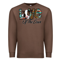 Chestnut love of the cows Premium Sweatshirt - CowhideDigitalArt