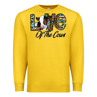 Lemon love of the cows Premium Sweatshirt - CowhideDigitalArt
