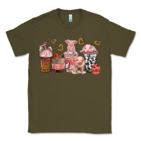 Army Green pigs coffee cups Classic Tee - texasbilliewilder