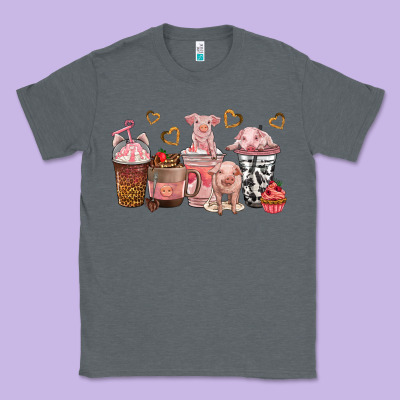 Classic Tee pigs coffee cups