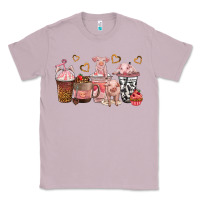 Lilac pigs coffee cups Classic Tee - texasbilliewilder