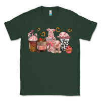 Sports Green pigs coffee cups Classic Tee - texasbilliewilder