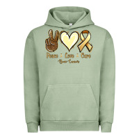 Pigment Oil Green Peace Love Cure Bone Cancer Urban Hoodie - Jasminsmagicworld