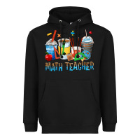 Black math teacher coffee cups Heavyweight Hoodie - Zillion Design Studio
