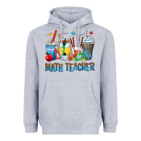 Heather Grey math teacher coffee cups Heavyweight Hoodie - Zillion Design Studio