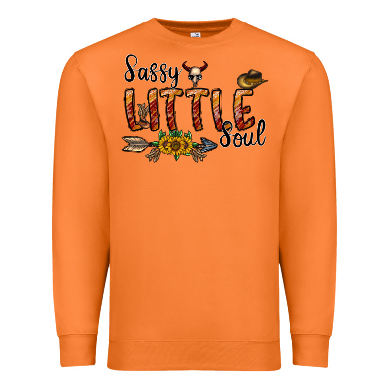 Sassy Little Soul Premium Sweatshirt by CowhideDigitalArt | Teevron