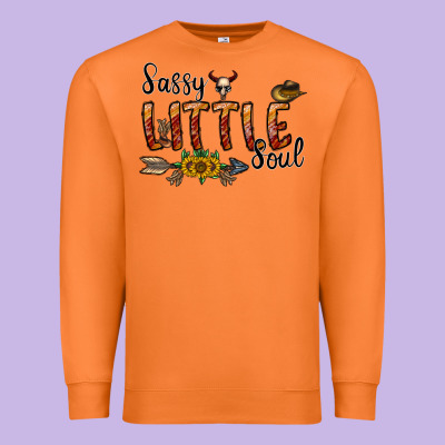 Sassy Little Soul Premium Sweatshirt Designed By Cowhidedigitalart