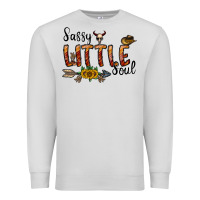 Dove Grey sassy little soul Premium Sweatshirt - CowhideDigitalArt