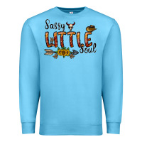 Ocean Blue sassy little soul Premium Sweatshirt - CowhideDigitalArt