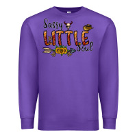 Purple sassy little soul Premium Sweatshirt - CowhideDigitalArt