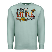 Seafoam sassy little soul Premium Sweatshirt - CowhideDigitalArt