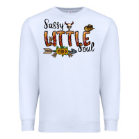 White sassy little soul Premium Sweatshirt - CowhideDigitalArt