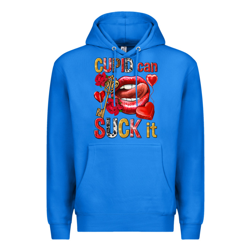 Cupid Can Suck It Premium Hoodie by NancyCooperArtShop | Teevron