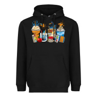 Black art teacher coffee cups Heavyweight Hoodie - Zillion Design Studio