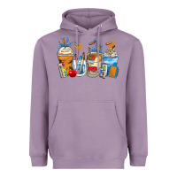 Lavender art teacher coffee cups Heavyweight Hoodie - Zillion Design Studio