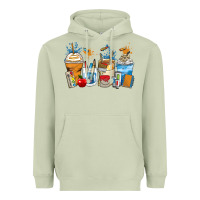 Matcha art teacher coffee cups Heavyweight Hoodie - Zillion Design Studio