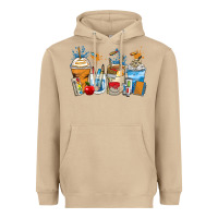 Mushroom art teacher coffee cups Heavyweight Hoodie - Zillion Design Studio