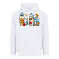 White art teacher coffee cups Heavyweight Hoodie - Zillion Design Studio