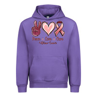 Tulip Peace Love Cure Uterine Cancer Urban Hoodie - Jasminsmagicworld