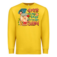 Lemon drink in my hand toes in the sand Premium Sweatshirt - HRA Design Shop