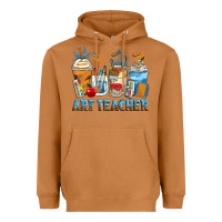 Meerkat art teacher coffee cups Heavyweight Hoodie - Zillion Design Studio