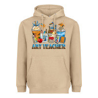 Mushroom art teacher coffee cups Heavyweight Hoodie - Zillion Design Studio