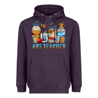Plum art teacher coffee cups Heavyweight Hoodie - Zillion Design Studio