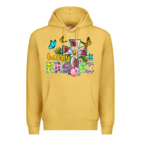 Antique Gold happy easter cross Premium Hoodie - BarkalooDesign