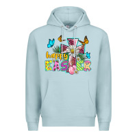 Blue Mist happy easter cross Premium Hoodie - BarkalooDesign