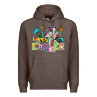 Coffee happy easter cross Premium Hoodie - BarkalooDesign