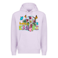 Lilac happy easter cross Premium Hoodie - BarkalooDesign