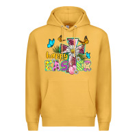 Mustard happy easter cross Premium Hoodie - BarkalooDesign