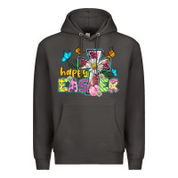 Smoke happy easter cross Premium Hoodie - BarkalooDesign