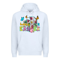 White happy easter cross Premium Hoodie - BarkalooDesign