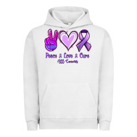 Pigment Lunar Rock Peace Love Cure All Cancers Urban Hoodie - Jasminsmagicworld