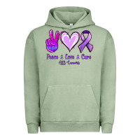 Pigment Oil Green Peace Love Cure All Cancers Urban Hoodie - Jasminsmagicworld