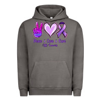 Pigment Tornado Peace Love Cure All Cancers Urban Hoodie - Jasminsmagicworld