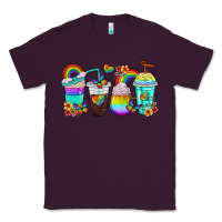 Plum rainbow coffee cups Classic Tee - texasbilliewilder