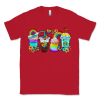Red rainbow coffee cups Classic Tee - texasbilliewilder