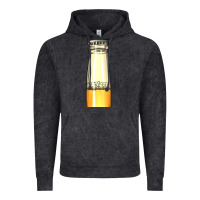 Vintage Black yellow beer bottle Vintage Hoodie - AdoDesignShop