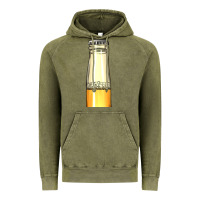 Vintage Olive yellow beer bottle Vintage Hoodie - AdoDesignShop
