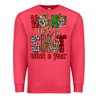 Cardinal ho ho holly shit what a year Premium Sweatshirt - FaDigitalArtStudio