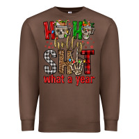Chestnut ho ho holly shit what a year Premium Sweatshirt - FaDigitalArtStudio